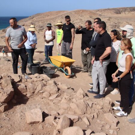 Excavaciones arqueológicas en el yacimiento del Rubicón Yaiza