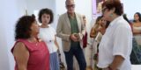 La consejera Candelaria Delgado junto a representantes del Cabildo y la asociación Mararía en Lanzarote.