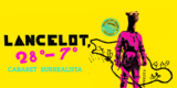 Cartel del espectáculo Lancelot 28º-7º en el Auditorio Cueva de los Verdes.