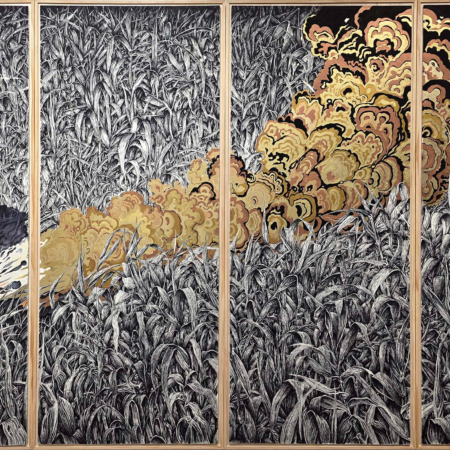 Obra gráfica perteneciente a 'Lo que permanece', la nueva exposición de Marco Alom.
