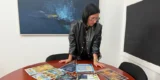 La concejala de Cultura Abigail González apoyando los talleres de Creciendo Yaiza en Arrecife.