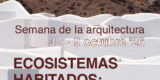 Cartel oficial de la Semana de la Arquitectura 2026 en Lanzarote.