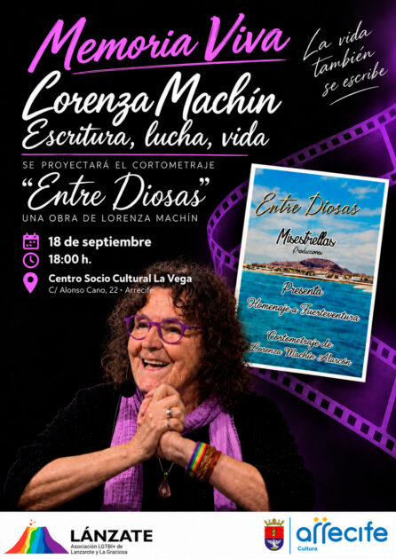 Presentación del Colectivo LGTBI+ de Mayores de Lanzarote y La Graciosa en la Casa de la Cultura.