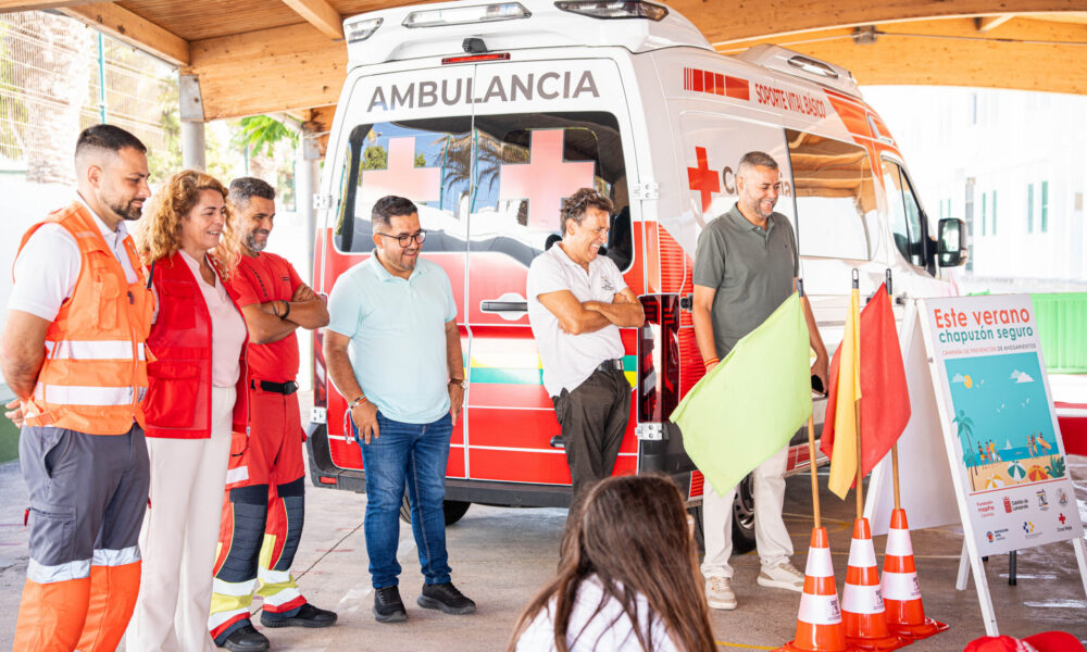Clausura de la décima edición de la campaña de prevención acuática Chapuzón seguro en Lanzarote.