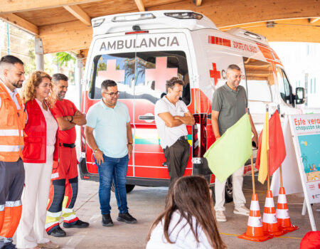 Clausura de la décima edición de la campaña de prevención acuática Chapuzón seguro en Lanzarote.