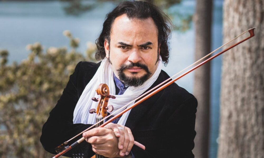 El violinista venezolano Alexis Cárdenas en Arrecife.