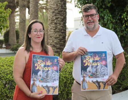 Cartel oficial con el programa de las Fiestas de Playa Honda 2026 en San Bartolomé.