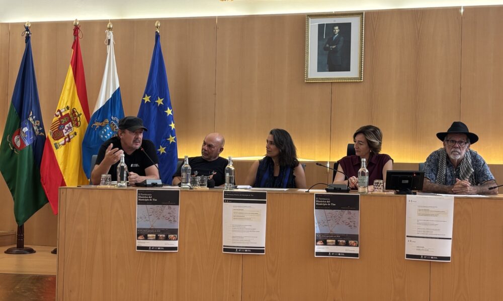 Presentación oficial de las jornadas de Patrimonio Histórico de Tías.
