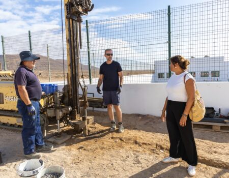 Instalaciones del Proyecto El Sol de La Graciosa en el colegio Ignacio Aldecoa.