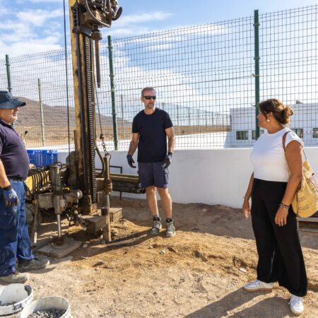 Instalaciones del Proyecto El Sol de La Graciosa en el colegio Ignacio Aldecoa.