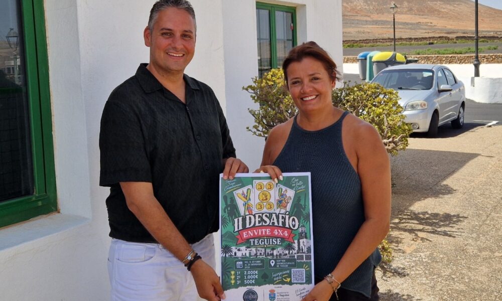 Cartel oficial del II Desafío Envite de Teguise.