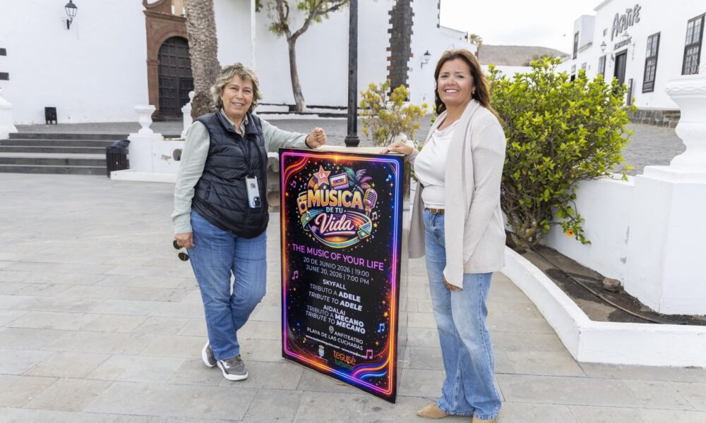 Cartel de los conciertos por el Día Mundial del Turismo en Costa Teguise.