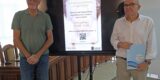 Autoridades y representantes de Pequeño Valiente durante la presentación de las jornadas en el Cabildo de Lanzarote.