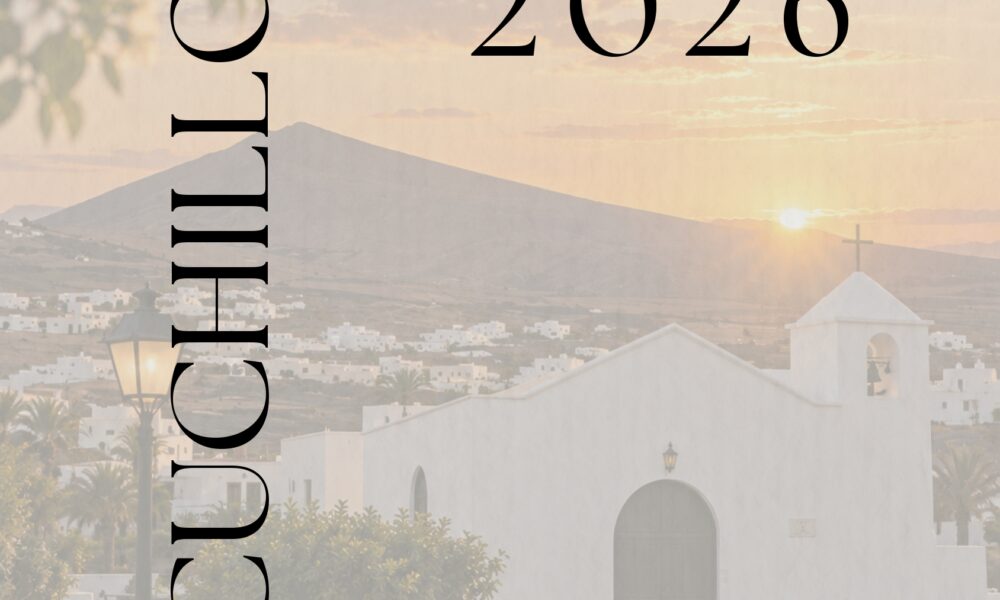 Cartel oficial de las Fiestas del Pilar en El Cuchillo 2026.