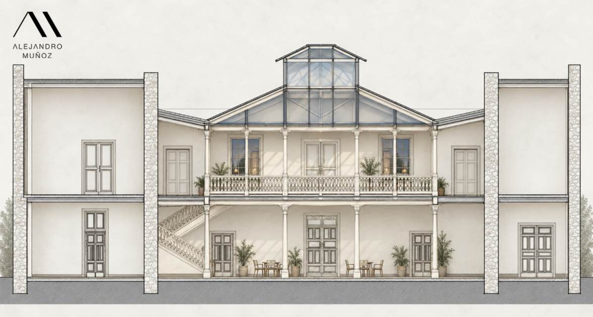 Planos del proyecto arquitectónico para la recuperación del Mercadillo de Arrecife.
