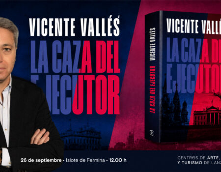 El presentador y escritor Vicente Vallés en Lanzarote.