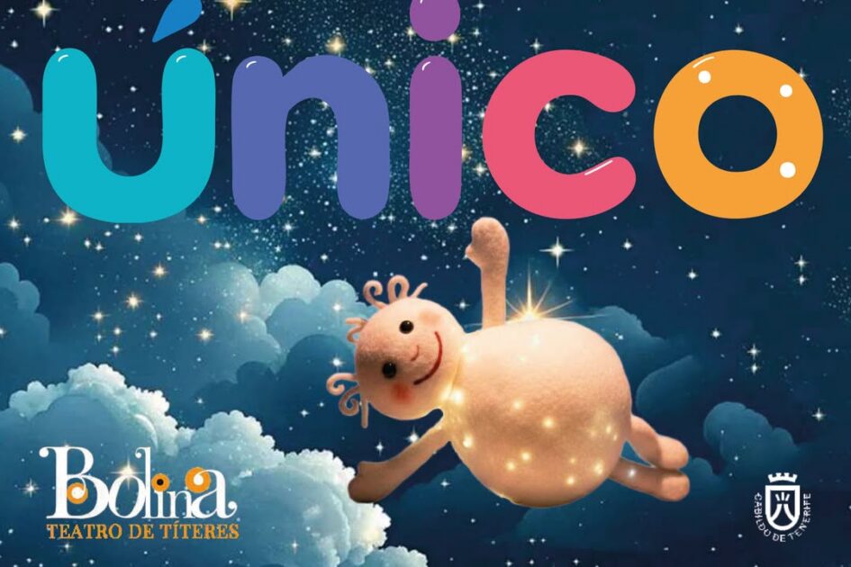 Cartel promocional de la obra de teatro infantil Único en Argana Baja.