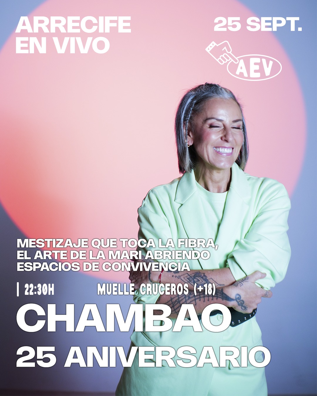 Programación de los conciertos gratuitos de la segunda ruta de Arrecife en Vivo 2026.