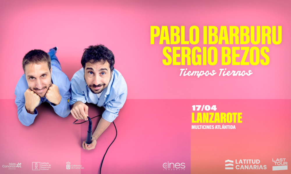 Cartel promocional de la gira Tiempos Tiernos Canarias.