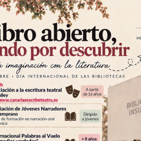 Actividades de la agenda de la Biblioteca Insular en octubre.