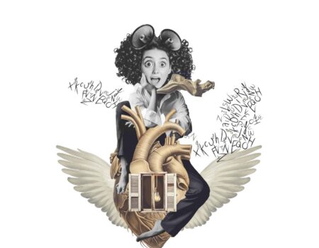 Cartel oficial del Festival de Palabras al Vuelo en Tías.