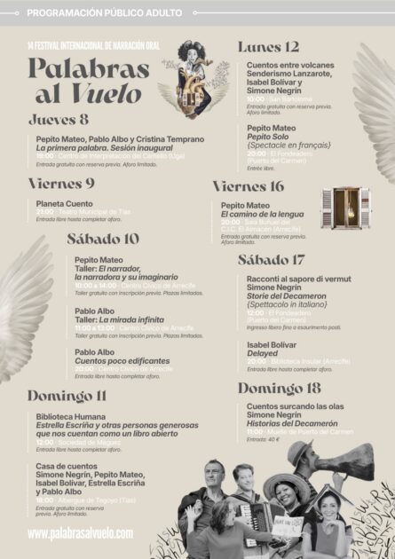 Festival de palabras al vuelo en Tías