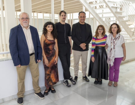 Presentación del programa Artistas en Residencia en el CAAM con las obras de Maï Diallo y Alberto Gil Cásedas.