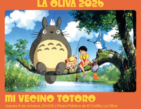 Proyección de Mi vecino Totoro en el Cine Ambulante de Verano.