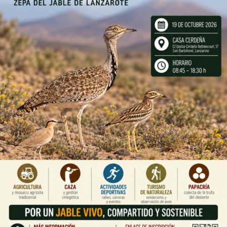 Jornada técnico-participativa para la protección de las aves esteparias del Jable 2026.