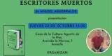 Portada del libro La biblioteca de los escritores muertos de Miguel Aguerralde.