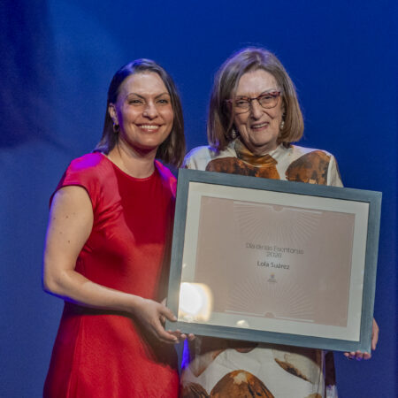 Acto institucional de homenaje a la escritora Lola Suárez celebrado en Tenerife.