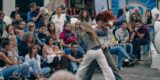Espectáculo de danza contemporánea en el Festival Traslación celebrado en Arrecife.