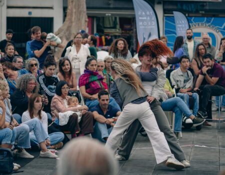 Espectáculo de danza contemporánea en el Festival Traslación celebrado en Arrecife.