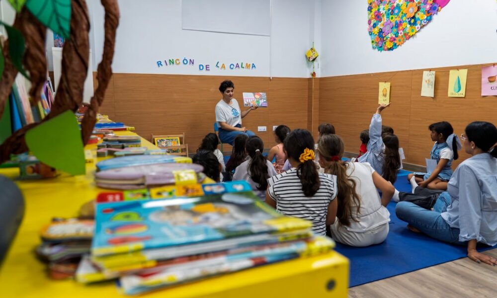 Actividad de educación emocional del proyecto infantil Cuento Contigo en Arrecife.