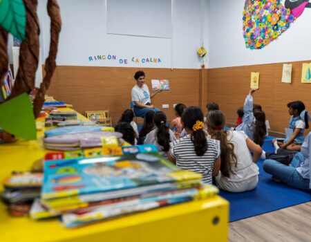 Actividad de educación emocional del proyecto infantil Cuento Contigo en Arrecife.