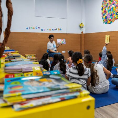 Actividad de educación emocional del proyecto infantil Cuento Contigo en Arrecife.