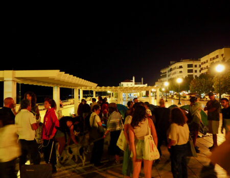 Protesta pacífica de la Asamblea por la Vivienda en Lanzarote.