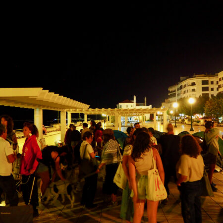 Protesta pacífica de la Asamblea por la Vivienda en Lanzarote.