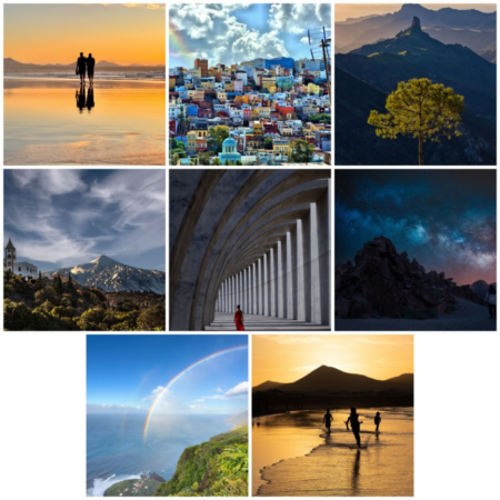 Fotografías canarias compitiendo en el certamen Mi Rincón Favorito.