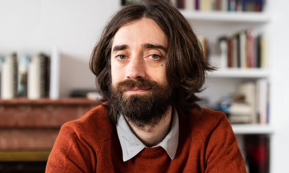 El escritor Juan Gómez Bárcena durante su intervención en el Festival de Literatura de Lanzarote.