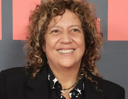 La cantante impartiendo la masterclass de Rosana en Arrecife.